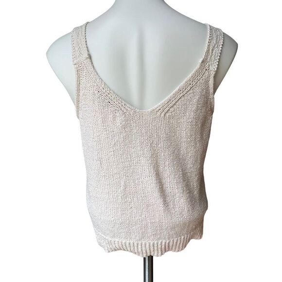 Madewell Crochet-Strap Sweater Tank, Sz M - Picture 4 of 13